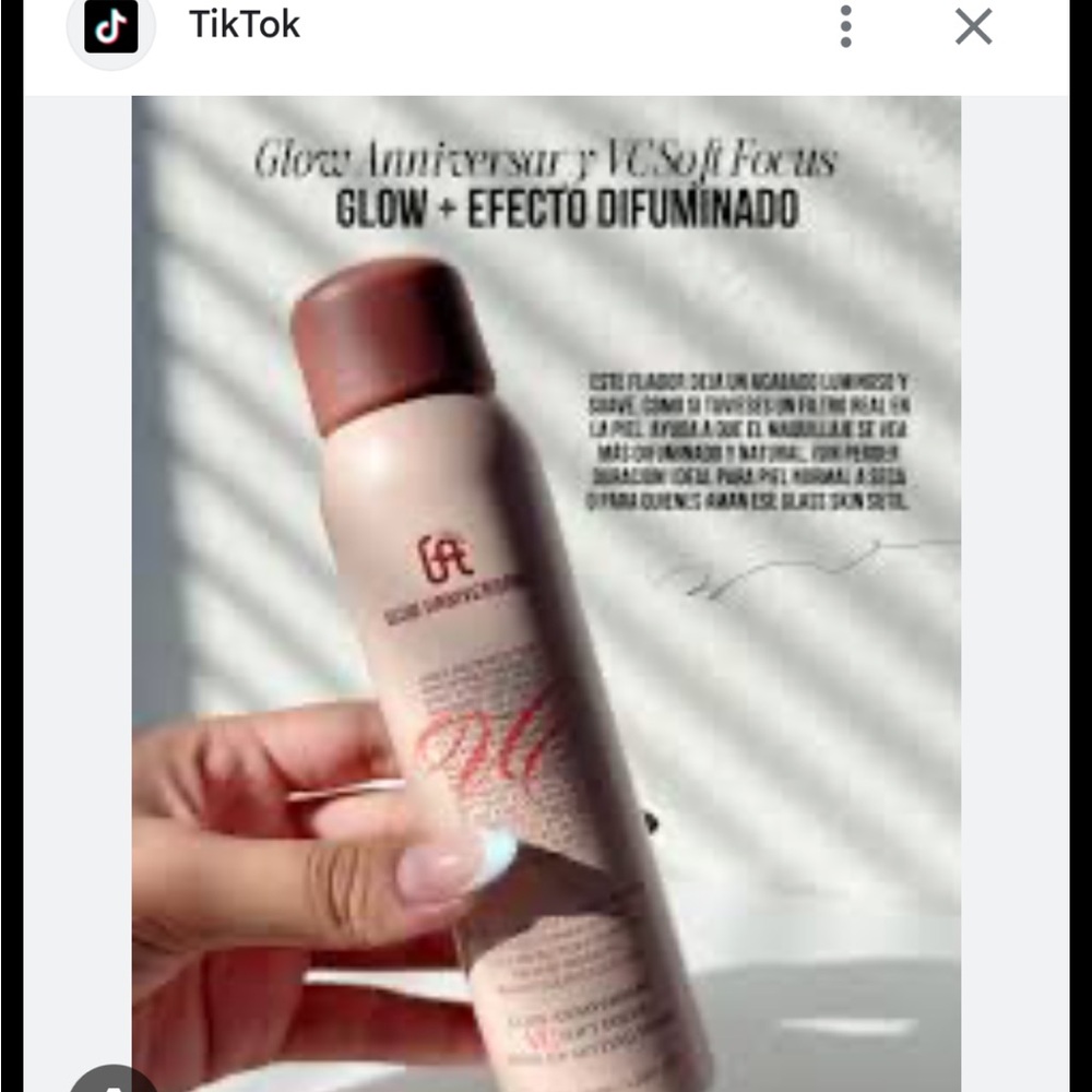 glow anniversary makeup setting spray NWT